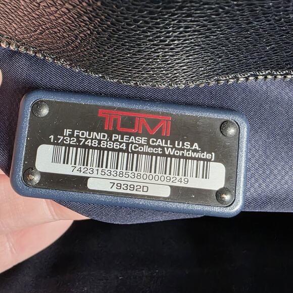 Tumi Sinclair Camila Leather Laptop Tote Black Work Travel Bag - Picture 7 of 7